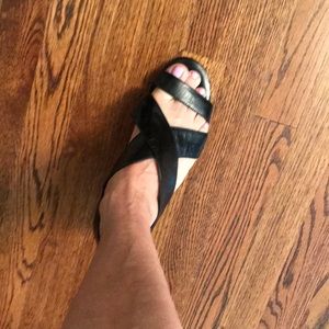 Enzo kitten heel dress sandal size 9